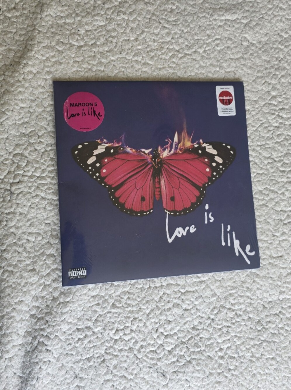 Maroon 5 - Love Is Like Vinyl LP Target Exclusive Pink Bubblegum Sealed New